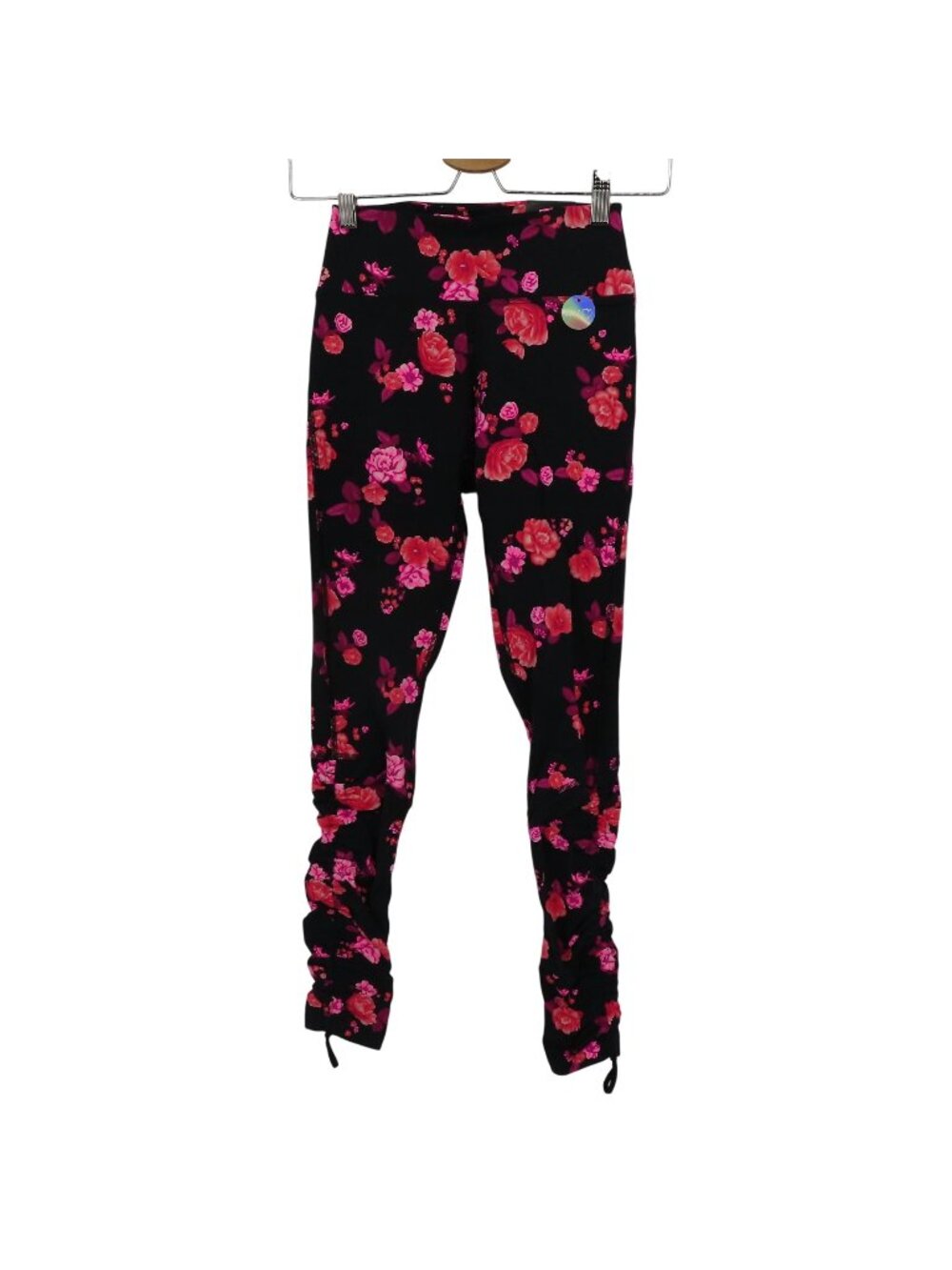 PINK Victorias Secret XS Ultimate High Waist Full Length Legging Flowers NEW